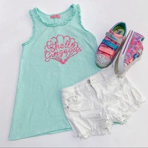 HAVENGIRL SEQUIN SHELL TANK SZ 10